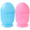 2pcs Hairdressing Scale Shaker Cup Plastic Comb Mixed Colour 10