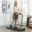 Foldable Walking Treadmill, LED Display and Wheels 1