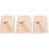 3Pcs Warm Knee Protector Portable Running knee Beige Nylon 6
