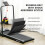 Foldable Walking Treadmill, LED Display and Wheels 7