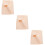 3Pcs Warm Knee Protector Portable Running knee Beige Nylon 10