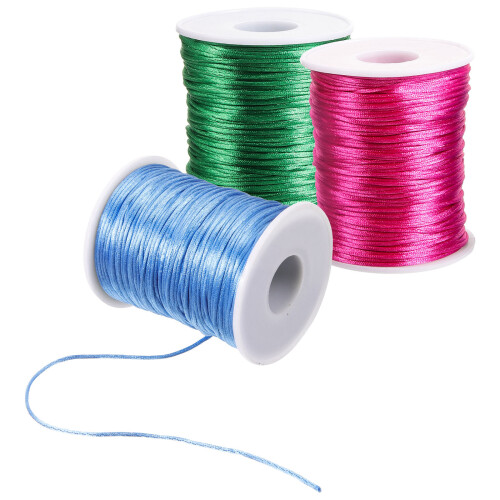 15Rolls Durable Colored Crochet Thread for Knitting and DIY Projects 2