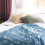 Couverture d'anniversaire bleu ciel 152 x 127 cm 3