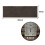 Antislip traptreden beige 28"x9" 15-delig polyester met TPE 3