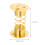 12 Pcs Spring Base Doll Child Metal Tabletop Honeycomb Ornaments 2