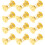 12 Pcs Spring Base Doll Child Metal Tabletop Honeycomb Ornaments 9