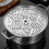Stainless Steel Steamer Rack Round 24-36 cm 4
