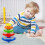 Multicolor stacking gyroscope toy set 5-piece 4