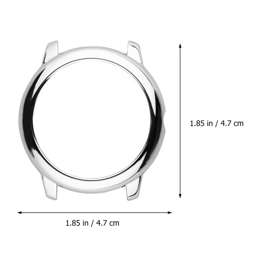 1pc Protective Case Round Cover Metal 1