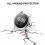 1pc Protective Case Round Cover Metal 4