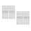 100Pcs Clear PP Book Protectors for Textbooks and Office Documents 7