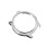 1pc Protective Case Round Cover Metal 11