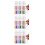 24Pièces Marqueurs Pailletés Multi Couleurs Plastique Double Lignes 6