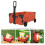 2Pcs Brown Car Tissue Box Holder Foldable Oxford Cloth Camping Storage 3
