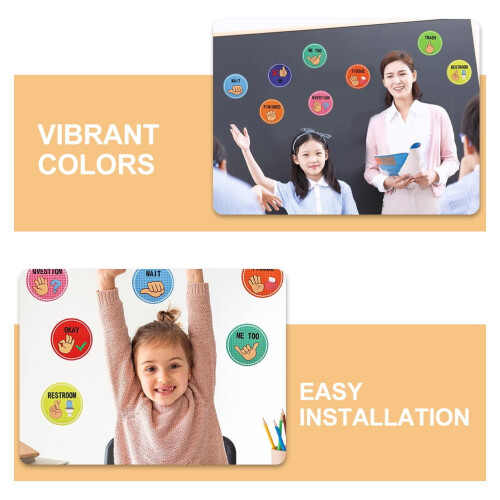 Voice Level Chart Classroom Hand Signal Poster Set 2