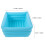 Portable Inflatable Foot Bath Basin Sky-Blue PVC Foldable Design 3