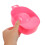 4Pcs Nail Soaking Bowls for Manicure Pink Plastic Finger Soaker 4