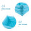 Portable Inflatable Foot Bath Basin Sky-Blue PVC Foldable Design 7