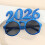 2026Γυαλιά πάρτι για πάρτι - Διαφανή και αντιανεμικά με θέμα τους αριθμούς, συμβατά 4