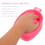 4Pcs Nail Soaking Bowls for Manicure Pink Plastic Finger Soaker 9