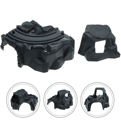 3Pcs Lightweight Plastic Tunnel Model for Kids Playing Railway Scenes 2