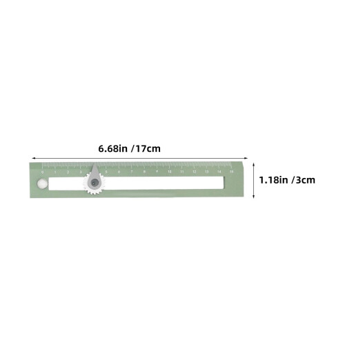 4Pcs Plastic Compass Ruler Multipurpose Measuring Tool for Students 1