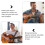 2Pcs Practical Assorted Color Guitar Strap Adjustable PU Cotton Belt 7