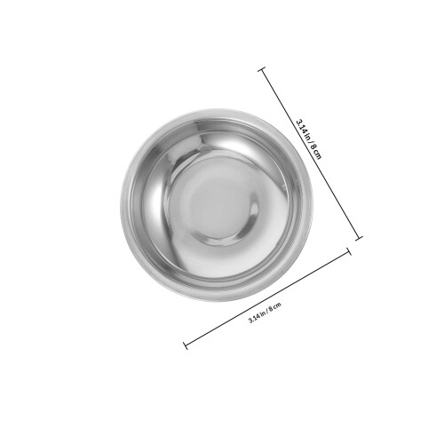6Stk Teebeutelablage Tischuntersetzer Tropfschale Silber 1