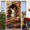 Easter Door Cover Bunny Egg Flower Design 1PC 5