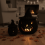Black Woven Pumpkin Baskets with Witch Hat Lids 2PCS 5