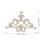 Home Decorative Applique Pvc Corner Flower Decoration 3