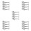 20Pcs Alloy Chopstick Rack Sturdy Tableware Organizer in Silver 4