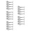 20Pcs Alloy Chopstick Rack Sturdy Tableware Organizer in Silver 8