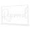 2St Minimalistisch Acryl Reserved Kaarten Wit Voor En Party 3