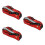 3Pcs Multi-Function Nylon Badminton Bag Durable Outdoor Racket Storage 6