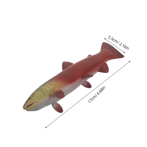 Trout Figurine Educational Plastic Ocean Animal Figure 2