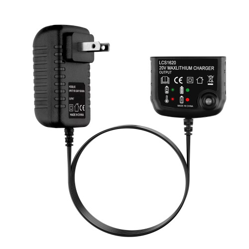 Oplader compatibel met 20V lithiumbatterijlader LCS1620BDCAC202B LCS1620B 2