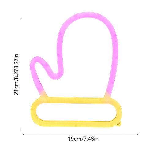 USB-jul LED-neonljus mjukt glöddekor 2