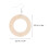 3Sets Hollow Wooden Earrings Kit DIY Drop Earring Making Supplies 10