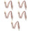 5Pcs Pink Handbag Strap Replacement DIY Wide Bag Chain Accessory 6