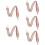 5Pcs Pink Handbag Strap Replacement DIY Wide Bag Chain Accessory 9