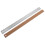 10Pcs Non-Slip Cork Backed Metal Ruler Dual Inch Centimeter Scale 2