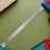 10Pcs Non-Slip Cork Backed Metal Ruler Dual Inch Centimeter Scale 11