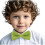 Bow Ties Solid Color Adjustable Bow Tie Collection for Kids and Boys Green Free Size 6