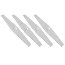 Lawn Mower Blades Stainless Steel 4PCS Replacement Set for Yard & Garden