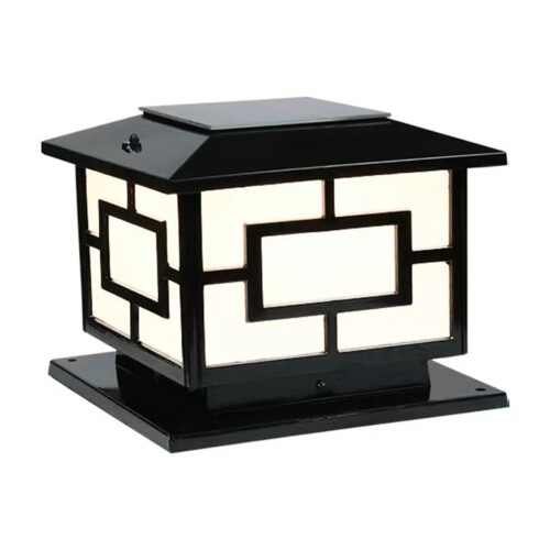 Solar Column Light Outdoor Courtyard Front Door Wall Light 1