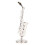 Miniature Copper Silver Saxophone Model 14cm with Stand & Case 13