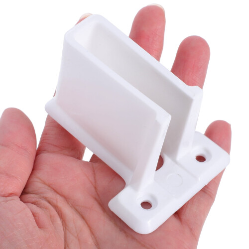 Masteelf White ABS Wall Mount Brackets for Phone Use Stable Support System with 2pcs Compact Lightweight 2