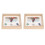 Innovative Shadow Box Display Frame, Wooden Keepsake Frame For Multi-functional Display, 2Packs In Light Oak 6