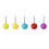 Durable Assorted Color Ball Head Pins for Craft Sewing and Location Use 2